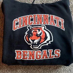 Cincinnati Bengals Black Sweatshirt Hoodie Men’s Medium by Reebok